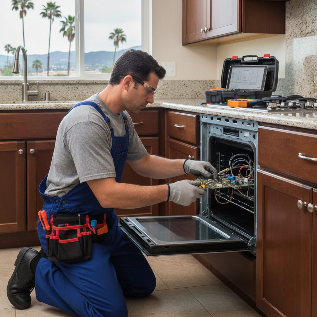 Oven Repair performed by a Santa Ana Appliance Repair technician in Santa Ana, CA